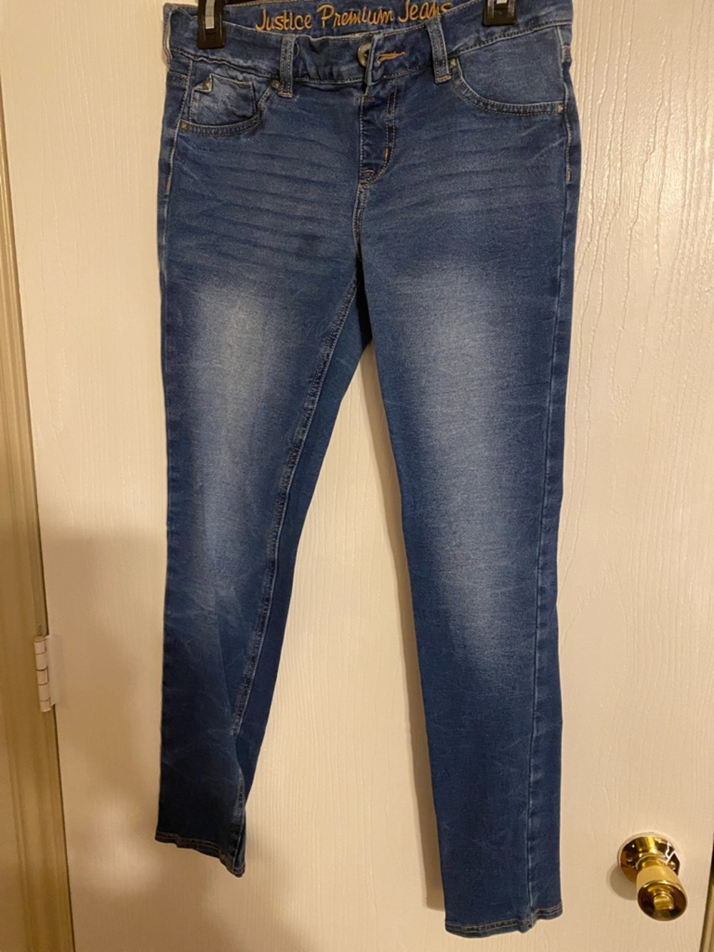 Justice Blue Skinny Leggings Jeans